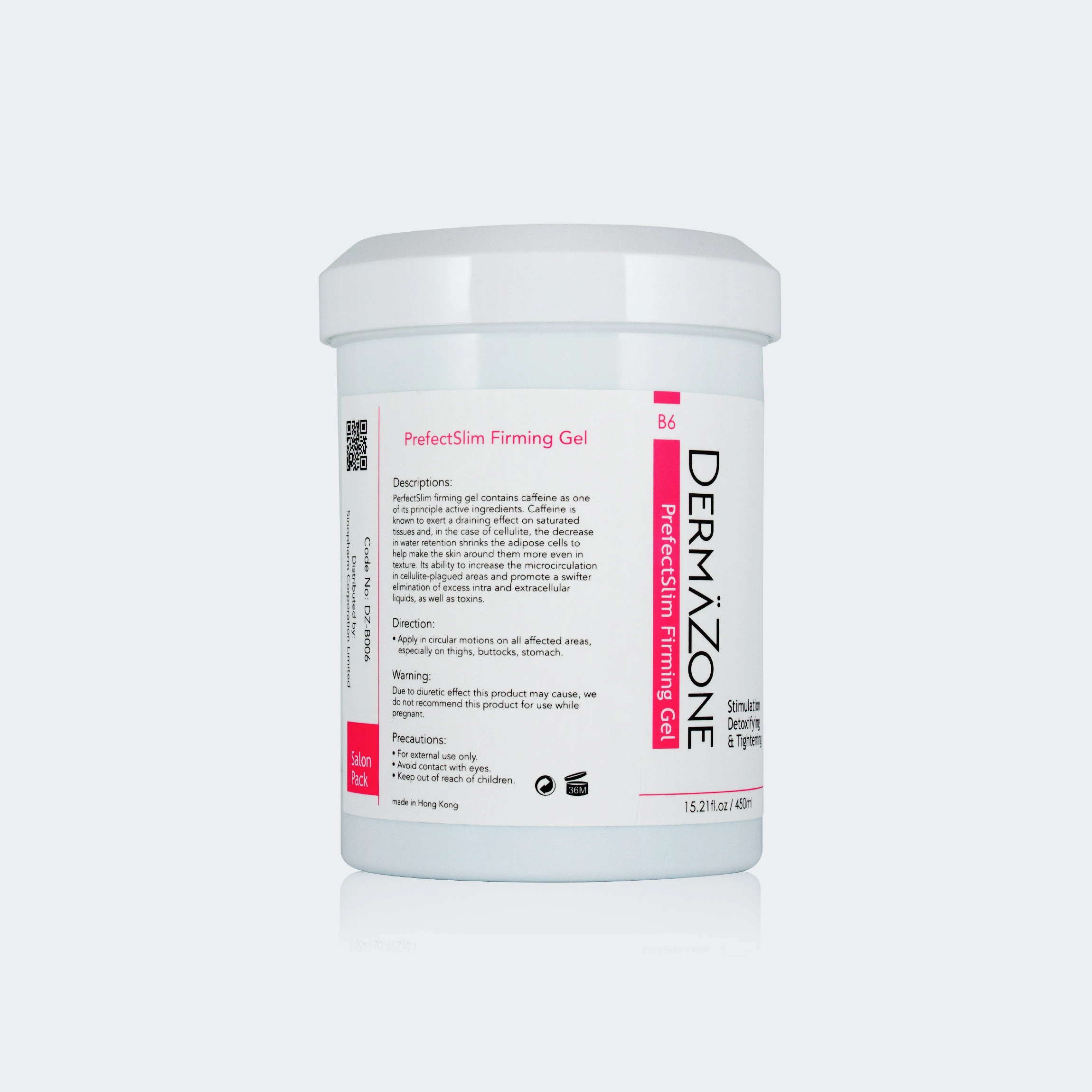 DermaZone B6 纖體修身緊緻啫喱 450ml