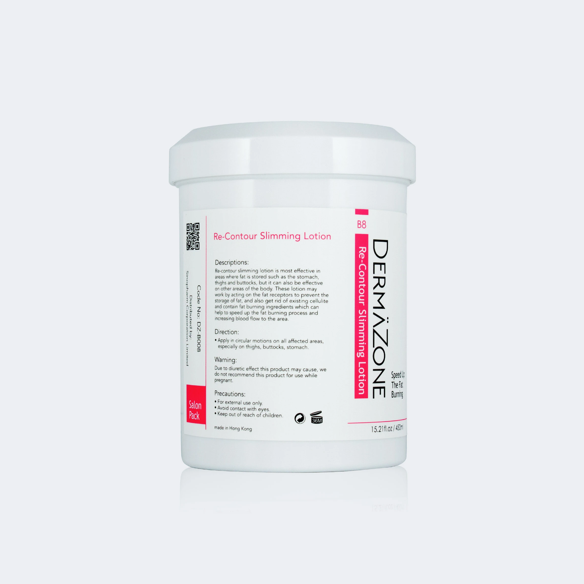 DermaZone B8 全效消脂減肥乳霜 450ml