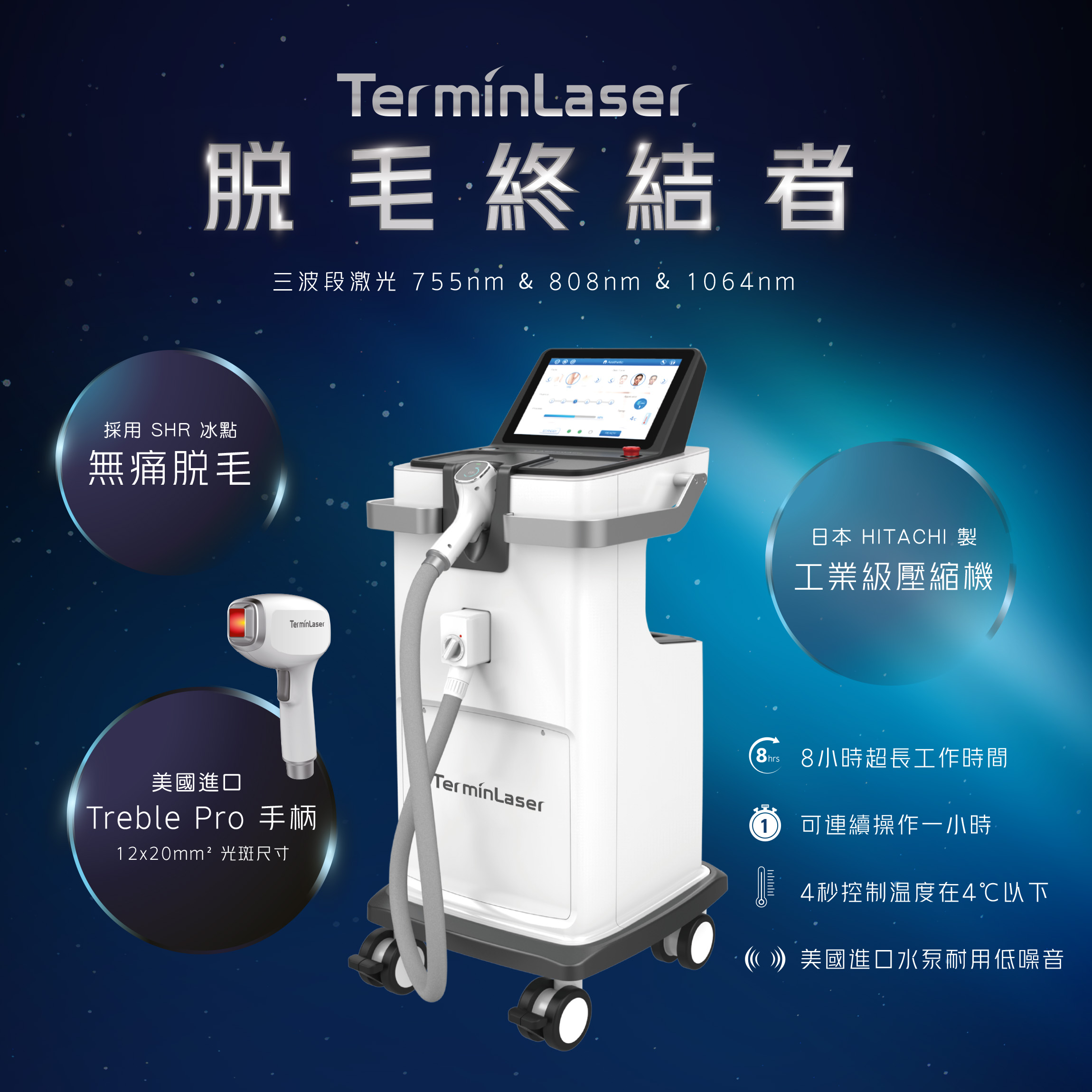 Terminlaser 脫毛機